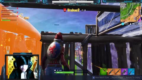 Epic battle with 1 health left  ~ Fortnite ~ Vrabac2