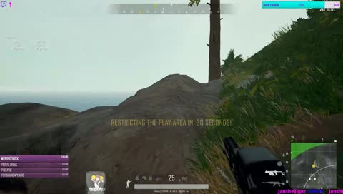 When Zlynx look on his mobil and see a person