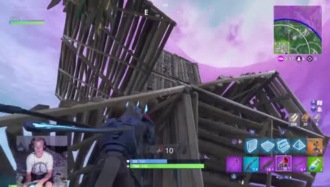 he hits those cove gets the toes