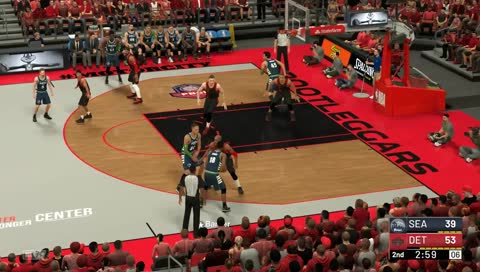 free throw line dunk