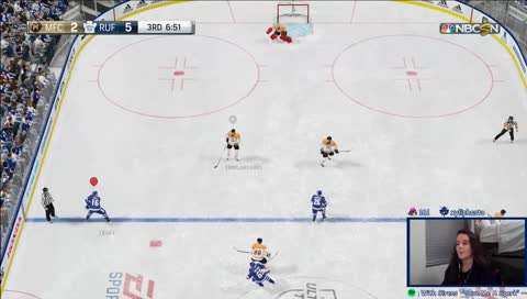 was that a backhand shot?