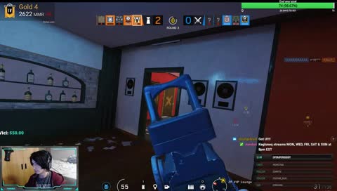 Ran Through His Shield