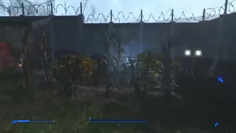 Look at the top of the screen