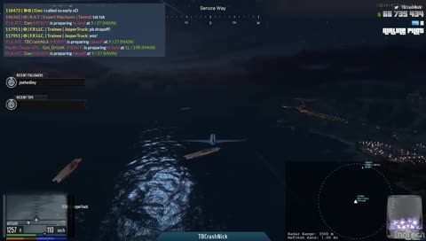 Jasper ramming nick's plane with a heli....