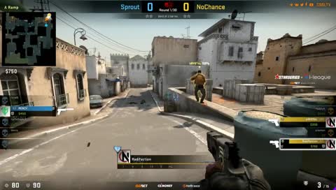PERCY - 1vs2 clutch (CT - post-plant situation - pistol round)