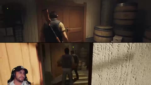 Dav and Moses goofing around