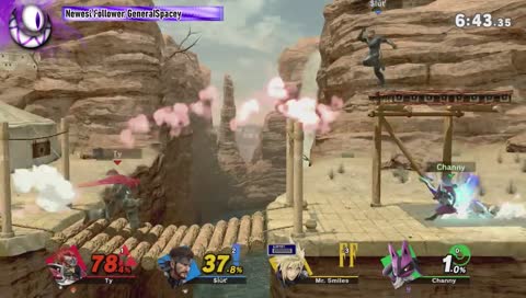 Tyler eats a mine and gets rocket suppository.