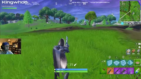 Kingwhoo came out from under the stairs just a bit to soon. 