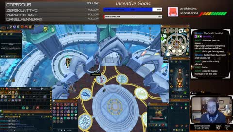 stream goes sideways