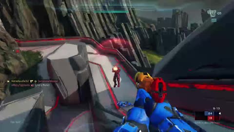 jump headshot -> overkill -> effortless triple kill -> killing spree