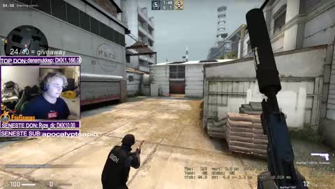 Når loxy bliver forskrækket over en flash