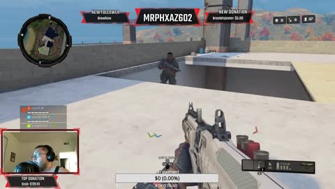 Did he just fall down the middle??