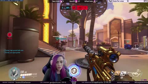 Cuppcaake sleeping a mid air mercy to win the point!