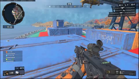 I saw a man and I shot him