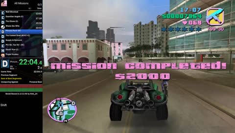 GTA VC: All Missions Speedrun, my first attempt (this is gonna go horribly wrong)