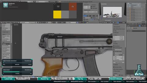 Fist fights with someone