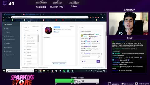 MENSAJE DE VOZ EN PANTALLA. GRACIAS