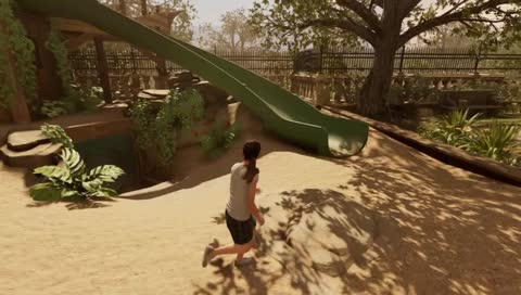 Dodge up the slide?
