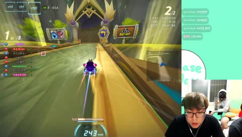 !얼굴 일그러짐 주의! 1등해서 세상 기뻐하는 민티(W.힘자량,정신패배)