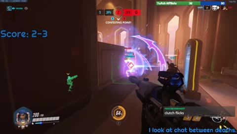 but still misses a tracer standing still