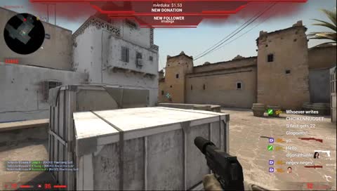 "Who tf is knocking"