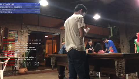 wolf pelando trasero