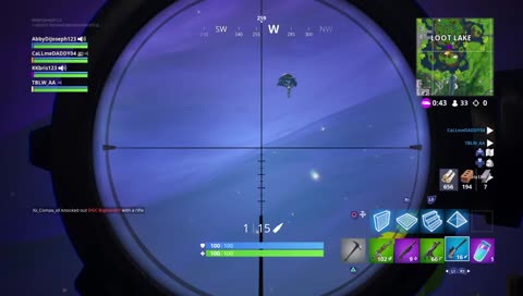 Mid air snipe