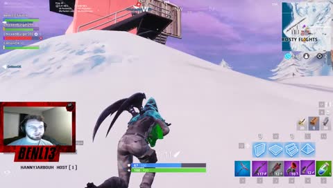 it went through him