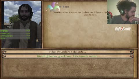 Adam gülüyor