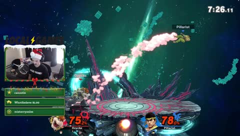Focus + true input finisher Ryu Smash Ultimate