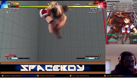 Spaceboy ends iDom Streak