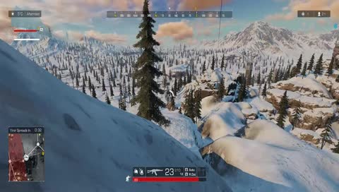 Skizzo's triple on the mountain