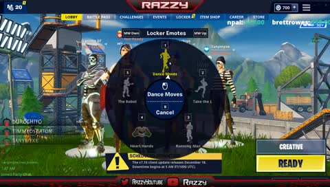 DEFAULT DANCE BROKE FORTNITE