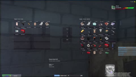 Lost MC Clubhouse Inventory 17th of December