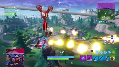 Zip Line Rocket Launher Kill