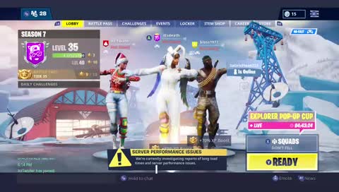 Dabbing until StW is back online