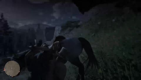 Jumped into the water fall