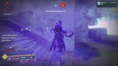 The Double Hand held 