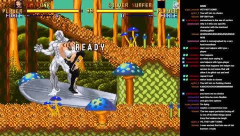 The classic Sadclaps Silver Surfer match
