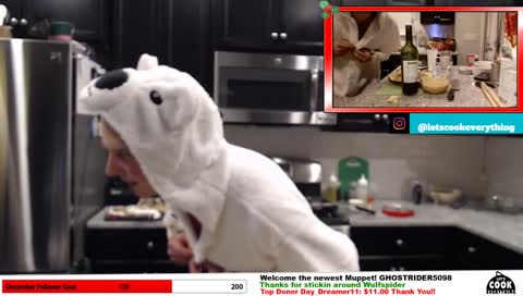 Evan The Polar Bear! Being chased by a Narwhal!
