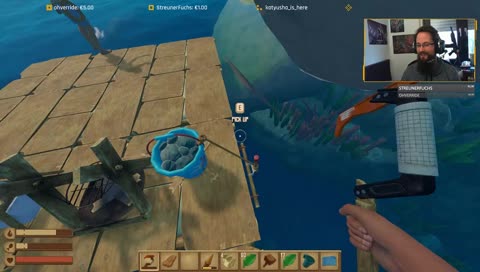 erfolgreich am felsen geankert