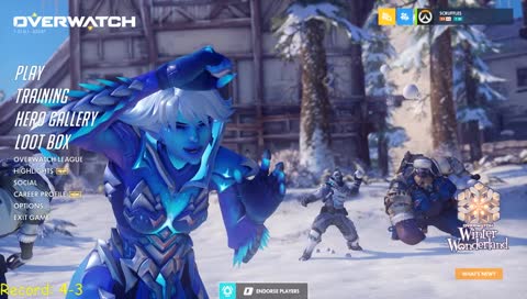 Hanzo gets a high ping snowball