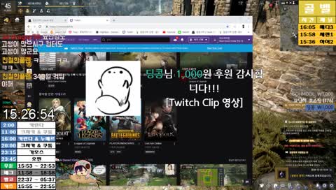 그녀의 분석 반응