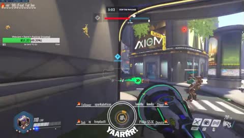 EEEEEK aka. booping a charging Rein