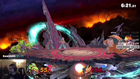 Les cheveux qui ont chauffés là