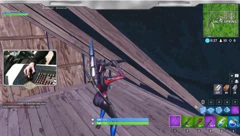 jeff has fun playing fortnite