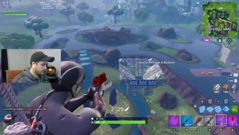 Left control to release balloon 