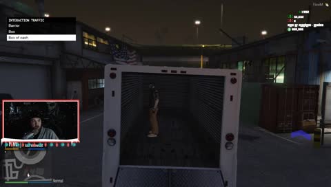 How not to put a box in a truck.