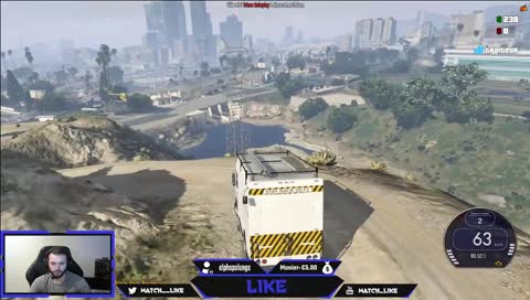 Gta rp maxou saute dans le ravin comme Like lโavais dit