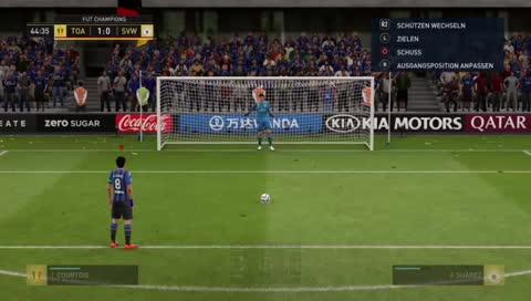 First ever stream goal 